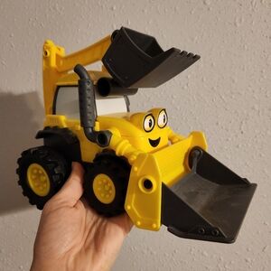 Scoop From BOB THE BUILDER SHOW/ BOOK Yellow and Black Toy Excavator